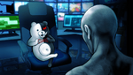 Meeting with Monokuma in secret