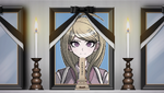 Kaede's portrait being shown at a mass funeral