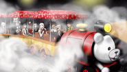 Danganronpa 2 CG - Everyone riding the train to the funhouse (2)