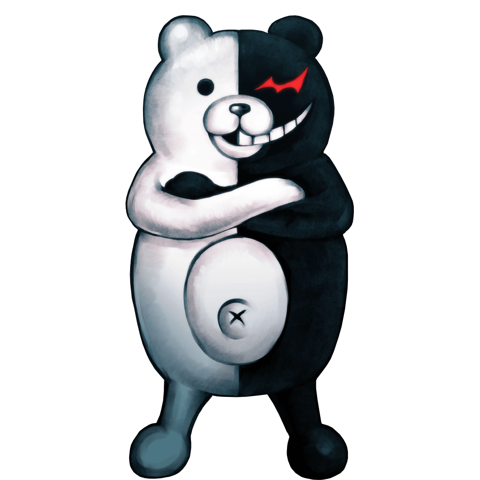 Anime guy with Monokuma] by artsyyukito on DeviantArt