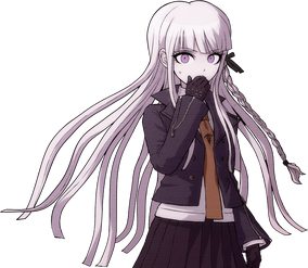 Danganronpa 1 Kyoko Kirigiri Halfbody Sprite (Mobile) (10)