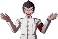 Danganronpa 1 Kiyotaka Ishimaru Halfbody Sprite (PSP) (3)