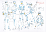 Danganronpa 3 - Character Profiles - Kyosuke Munakata (Future Sketches)