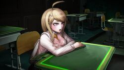 Kaede Akamatsu waking up