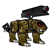 Danganronpa 2 Magical Monomi Minigame Enemies Stage 1 Tiger Monobeast
