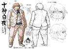 Danganronpa 2 Character Design Profile Byakuya Togami