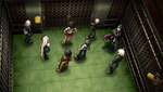 Students in the elevator to the Class Trial room (Chapter 4)