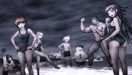 Danganronpa 2 CG - Everyone at the beach (2)