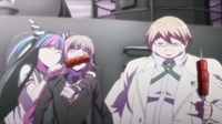 Mioda, Mitarai, and Imposter