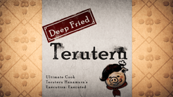 Danganronpa 2 Alternate Execution Title Cards (Deep Fried Teruteru)