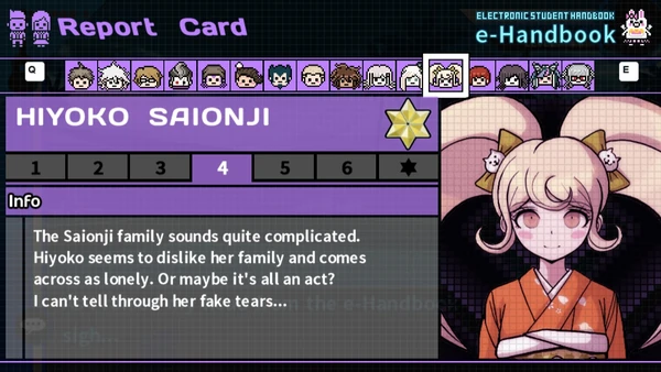 Hiyoko Saionji's Report Card Page 4