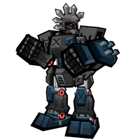 Danganronpa 2 Magical Monomi Minigame Enemies Stage 5 Robot Monobeast