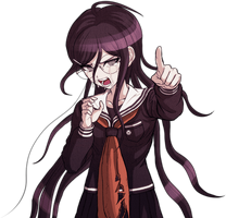 Danganronpa Another Episode Toko Fukawa Halfbody Sprite (Vita) (23)