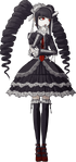 Danganronpa 1 Celestia Ludenberg Fullbody Sprite (PSP) (8)