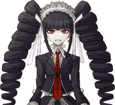 Danganronpa 1 Celestia Ludenberg Halfbody Sprite (PSP) (14)