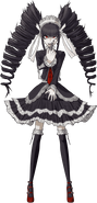 Danganronpa 1 Celestia Ludenberg Fullbody Sprite (PSP) (10)