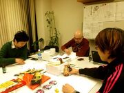 Danganronpa the Animation creators meeting.jpg