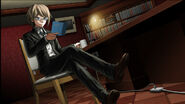 Togami en la Biblioteca de la Academia Kibougamine.