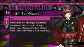 Himiko Yumeno Report Card Page 2 (For Kaede)