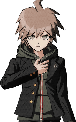 Makoto Naegi Sprite Gallery Danganronpa Wiki Fandom The resolution of png image is 609x999 and classified to body builder ,half moon ,body outline. makoto naegi sprite gallery
