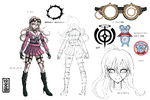 Danganronpa V3 design sketches[1]