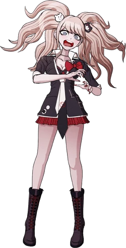 Junko Enoshima Sprite Gallery Danganronpa Wiki Fandom The sprites never appeared in the game itself. junko enoshima sprite gallery