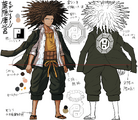 Danganronpa 1 Grapheme Design Profile Yasuhiro Hagakure