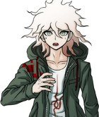 Danganronpa 2 Nagito Komaeda Halfbody Sprite (PSP) (14)