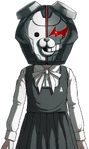 Female Monokuma Kid half body sprite (PC)