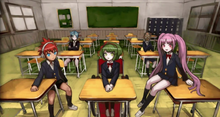 Masaru, Monaka, Kotoko, Jataro and NAgisa the troublesome class
