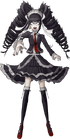 Danganronpa 1 Celestia Ludenberg Fullbody Sprite (PSP) (11)