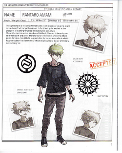 Rantaro Amami Image Gallery Danganronpa Wiki Fandom Tutti gli aesthetics/sfondi che vedrete sono fatti da me, per quanto riguarda le foto e i disegni dal quale sono composti, non mi appartengono e li trovo. rantaro amami image gallery