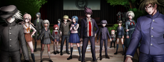 Danganronpa V3 CG - The Pre-Game students gathered in the gym.png