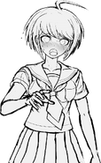 Komaru Naegi Halfbody Sprite Early (2)