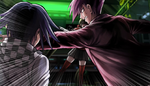 Momota protecting Ouma