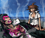 Nekomaru saving Akane