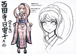 Danganronpa 3 Despair Arc Older Hiyoko design sketches[5]