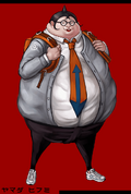 Danganronpa 1 Fullbody Contour Hifumi Yamada