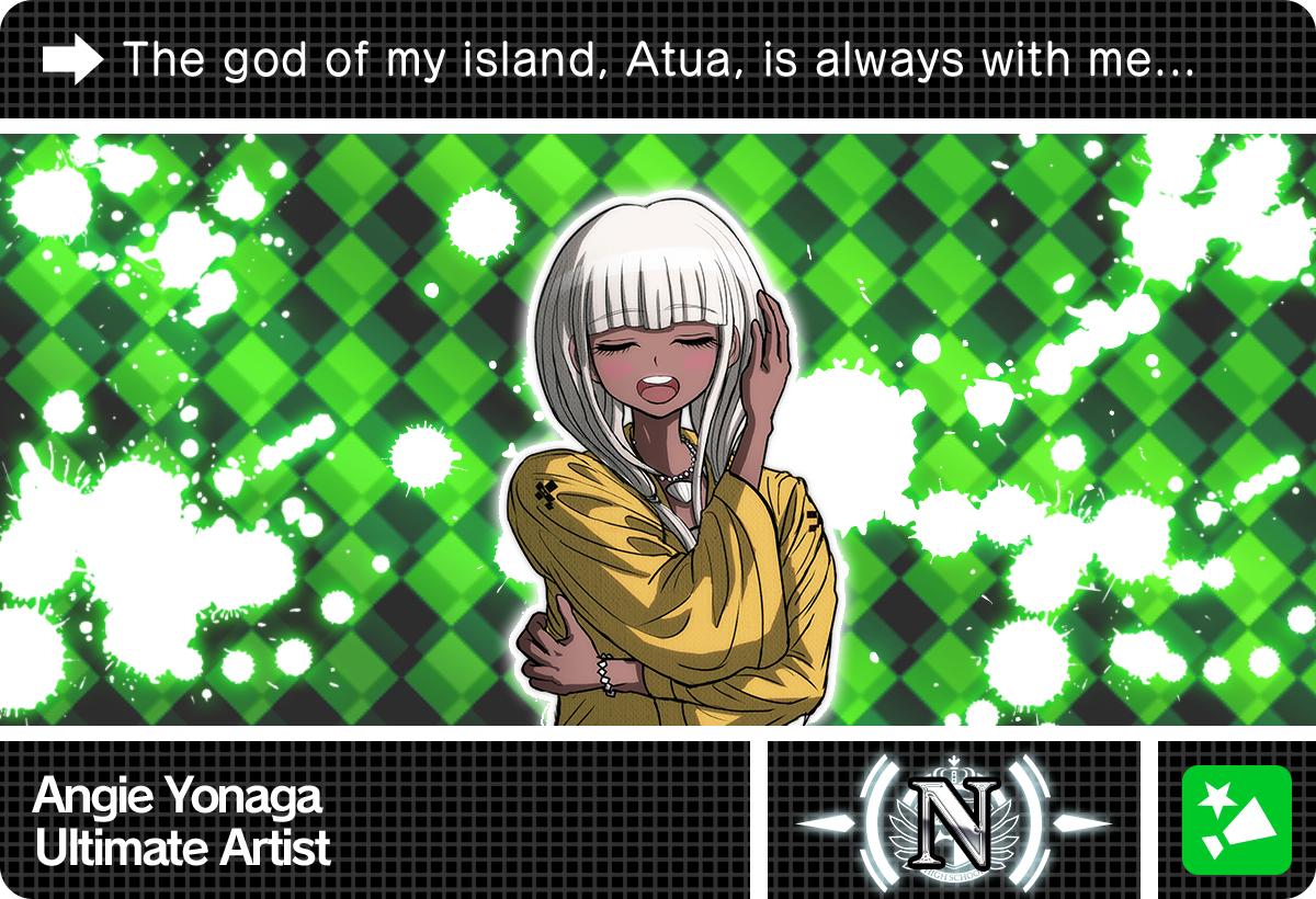 Ultimate Talent Development Plan Angie Yonaga Danganronpa Wiki Fandom Born on april 18th, i'm an aries, yep, yep. ultimate talent development plan angie