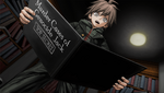 Makoto Naegi reading the Genocide Jack case file (English)