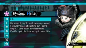 Ryoma Hoshi Report Card Page 5 (For Shuichi)