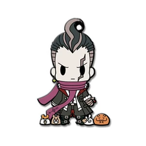 Miniatures Danganronpa 3 Gundham Rubber Mascot Keychain Gundham Tanaka The Ultimate Breeder Toys Games