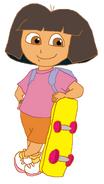 Dora with Skateboard 6