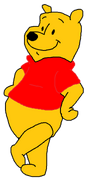 Winnie the Pooh poses