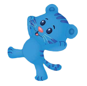 blue tigey plush