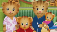 .028 Daniel Tiger Margaret Mom Dad & Zachary