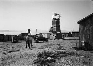 Ain Geb. Jewish settlement on east side of S. Gal. -i.e., Sea of Galilee-