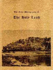 Holy Land 1831 1910