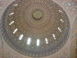 Sinagoga di firenze, interno, cupola 02