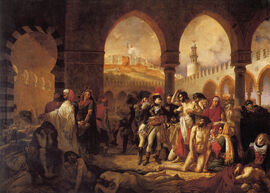 Antoine-Jean Gros - Bonaparte visitant les pestiférés de Jaffa